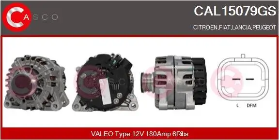 Generator 12 V CASCO CAL15079GS