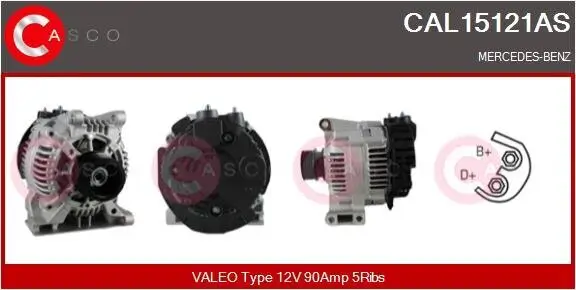 Generator 12 V CASCO CAL15121AS