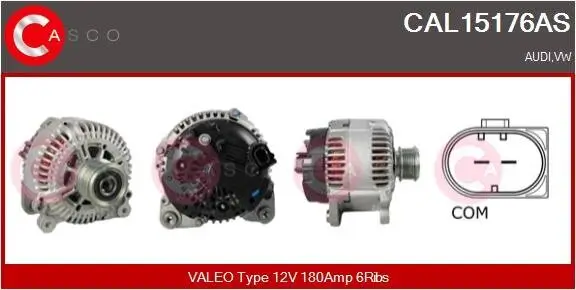 Generator 12 V CASCO CAL15176AS