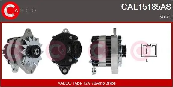 Generator 12 V CASCO CAL15185AS