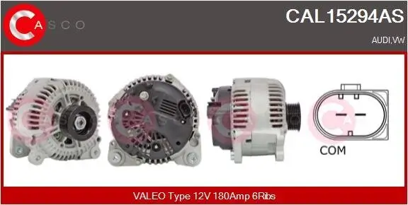 Generator 12 V CASCO CAL15294AS