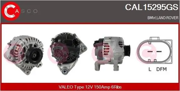 Generator 12 V CASCO CAL15295GS