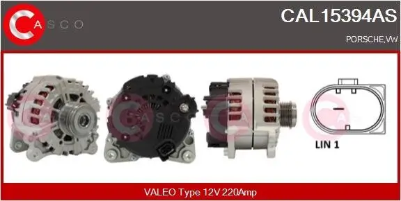 Generator 12 V CASCO CAL15394AS