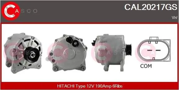 Generator 12 V CASCO CAL20217GS