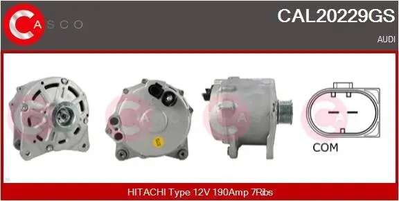 Generator 12 V CASCO CAL20229GS