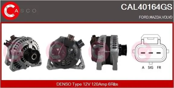 Generator 12 V CASCO CAL40164GS