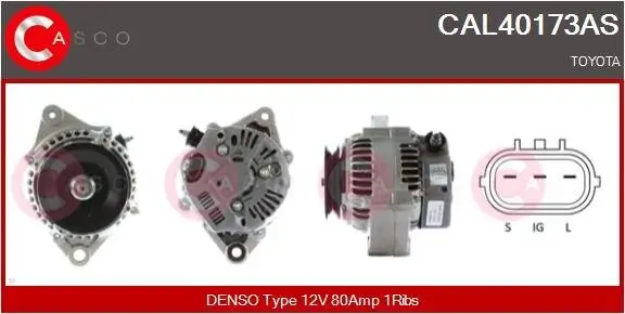 Generator 12 V CASCO CAL40173AS