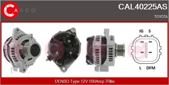 Generator 12 V CASCO CAL40225AS