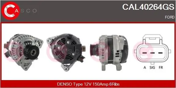 Generator 12 V CASCO CAL40264GS