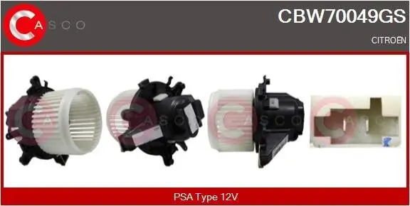 Innenraumgebläse 12 V CASCO CBW70049GS Bild Innenraumgebläse 12 V CASCO CBW70049GS