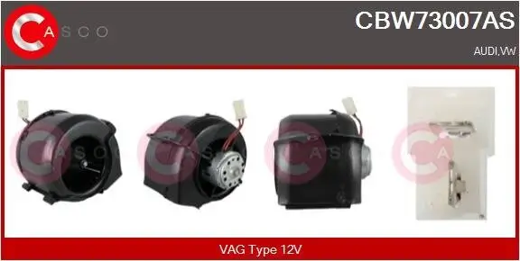 Innenraumgebläse 12 V CASCO CBW73007AS Bild Innenraumgebläse 12 V CASCO CBW73007AS