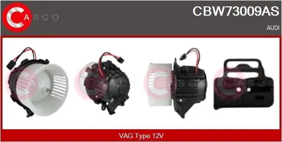 Innenraumgebläse 12 V CASCO CBW73009AS