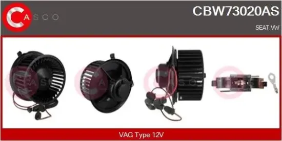 Innenraumgebläse 12 V CASCO CBW73020AS Bild Innenraumgebläse 12 V CASCO CBW73020AS