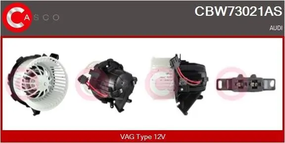 Innenraumgebläse 12 V CASCO CBW73021AS