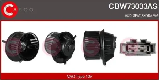 Innenraumgebläse 12 V CASCO CBW73033AS Bild Innenraumgebläse 12 V CASCO CBW73033AS