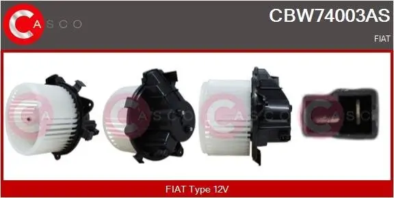 Innenraumgebläse 12 V CASCO CBW74003AS Bild Innenraumgebläse 12 V CASCO CBW74003AS