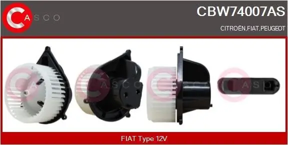 Innenraumgebläse 12 V CASCO CBW74007AS