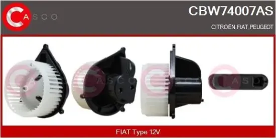 Innenraumgebläse 12 V CASCO CBW74007AS Bild Innenraumgebläse 12 V CASCO CBW74007AS