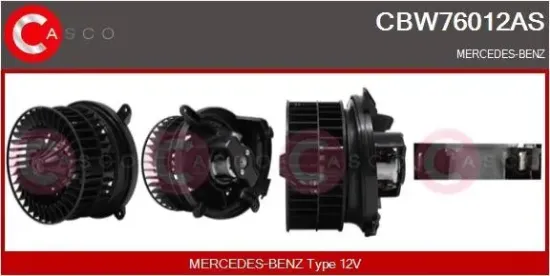 Innenraumgebläse 12 V CASCO CBW76012AS Bild Innenraumgebläse 12 V CASCO CBW76012AS