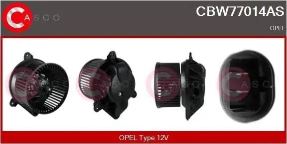 Innenraumgebläse 12 V CASCO CBW77014AS