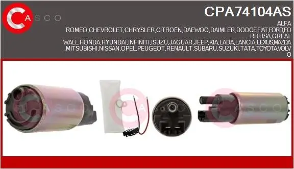 Kraftstoffpumpe CASCO CPA74104AS