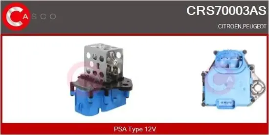 Vorwiderstand, Elektromotor (Kühlerlüfter) 12 V CASCO CRS70003AS Bild Vorwiderstand, Elektromotor (Kühlerlüfter) 12 V CASCO CRS70003AS