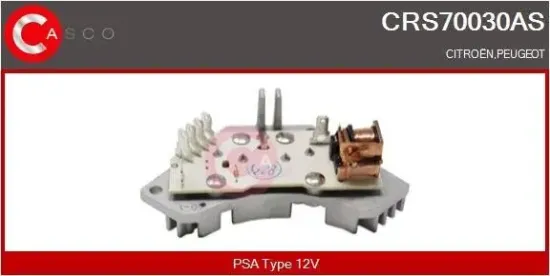 Widerstand, Innenraumgebläse 12 V CASCO CRS70030AS Bild Widerstand, Innenraumgebläse 12 V CASCO CRS70030AS