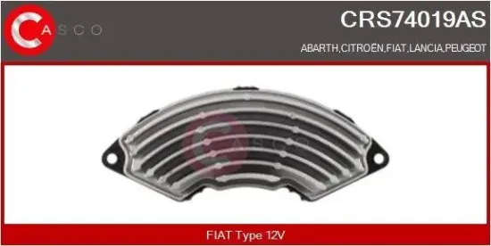 Widerstand, Innenraumgebläse 12 V CASCO CRS74019AS Bild Widerstand, Innenraumgebläse 12 V CASCO CRS74019AS