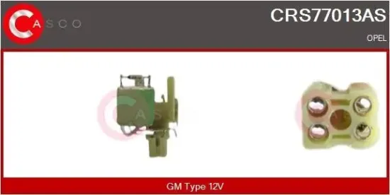 Vorwiderstand, Elektromotor (Kühlerlüfter) 12 V CASCO CRS77013AS Bild Vorwiderstand, Elektromotor (Kühlerlüfter) 12 V CASCO CRS77013AS