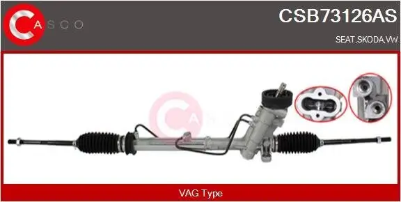 Lenkgetriebe CASCO CSB73126AS