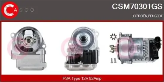 Elektromotor, Lenkgetriebe 12 V CASCO CSM70301GS Bild Elektromotor, Lenkgetriebe 12 V CASCO CSM70301GS