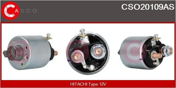 Magnetschalter, Starter 12 V CASCO CSO20109AS Bild Magnetschalter, Starter 12 V CASCO CSO20109AS