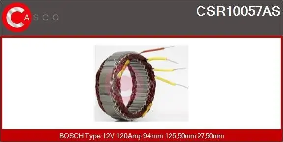 Stator, Generator 12 V CASCO CSR10057AS Bild Stator, Generator 12 V CASCO CSR10057AS