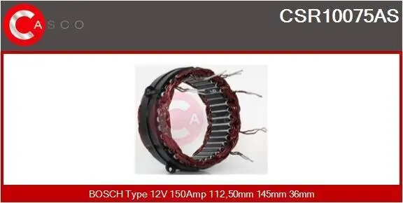 Stator, Generator 12 V CASCO CSR10075AS