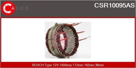 Stator, Generator 12 V CASCO CSR10095AS Bild Stator, Generator 12 V CASCO CSR10095AS