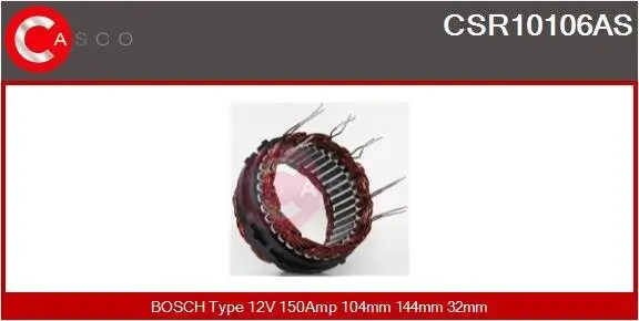 Stator, Generator 12 V CASCO CSR10106AS