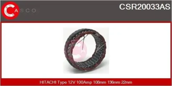 Stator, Generator 12 V CASCO CSR20033AS Bild Stator, Generator 12 V CASCO CSR20033AS