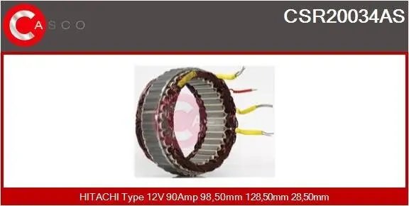 Stator, Generator 12 V CASCO CSR20034AS