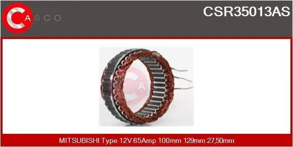 Stator, Generator 12 V CASCO CSR35013AS