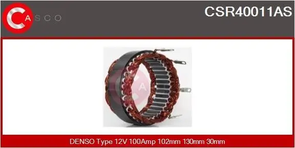 Stator, Generator 12 V CASCO CSR40011AS