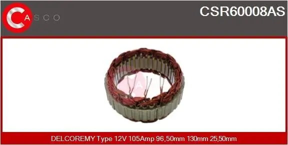 Stator, Generator 12 V CASCO CSR60008AS