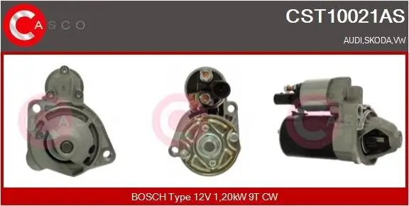 Starter 12 V 1,20 kW CASCO CST10021AS Bild Starter 12 V 1,20 kW CASCO CST10021AS