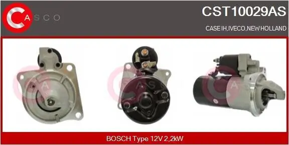 Starter 12 V 2,2 kW CASCO CST10029AS Bild Starter 12 V 2,2 kW CASCO CST10029AS