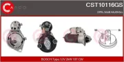 Starter 12 V 2 kW CASCO CST10116GS