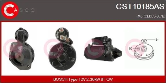 Starter 12 V 2,30 kW CASCO CST10185AS