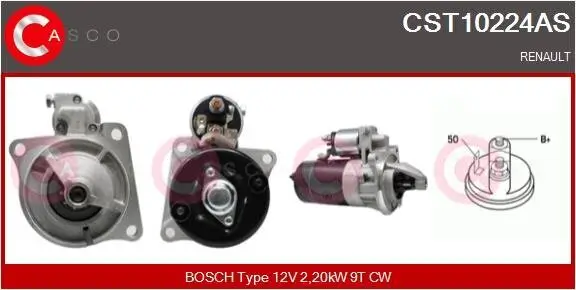 Starter 12 V 2,20 kW CASCO CST10224AS