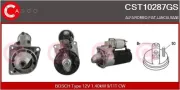 Starter 12 V 1,40 kW CASCO CST10287GS