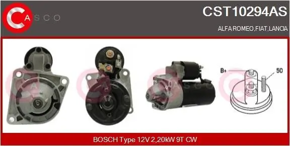 Starter 12 V 2,20 kW CASCO CST10294AS