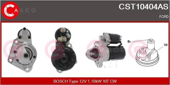 Starter 12 V 1,10 kW CASCO CST10404AS