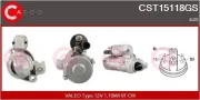 Starter 12 V 1,70 kW CASCO CST15118GS